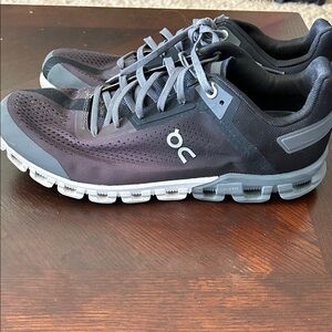 On Cloud Cloud Flow Men's running shoes Dark Gray/black size 9.5